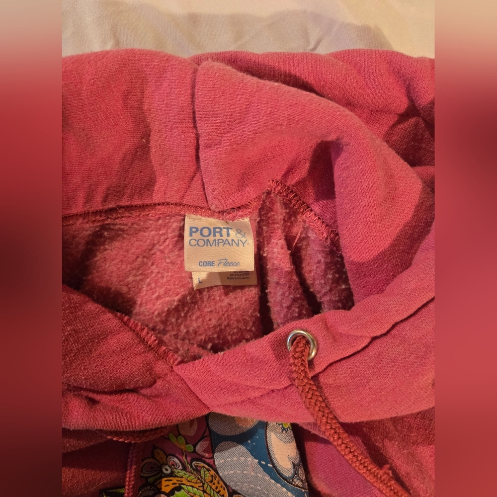 **SOLD π‘** Port & Company Pink AA Hoodie - Picture 5 of 8